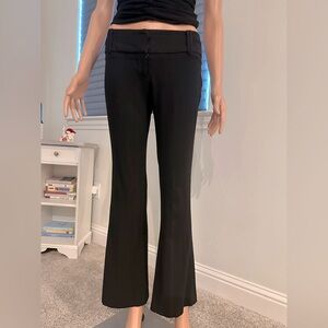 Bebe Black Pants with flare - size 0